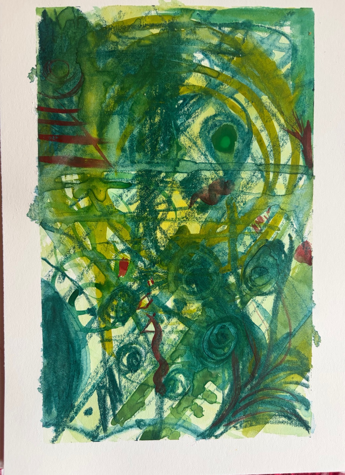 Grün-blaues Bild, Variation