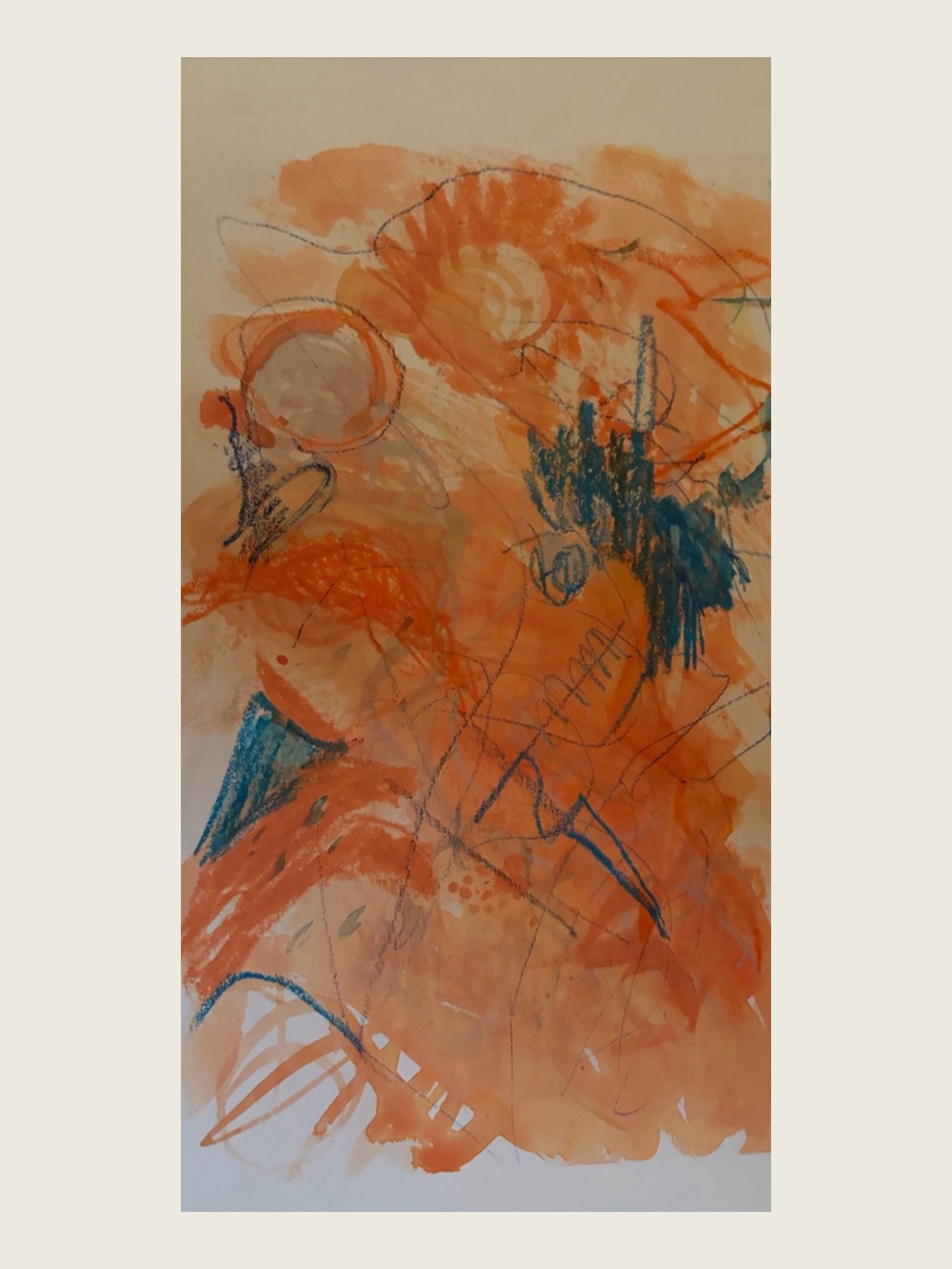 Orange und Gelb